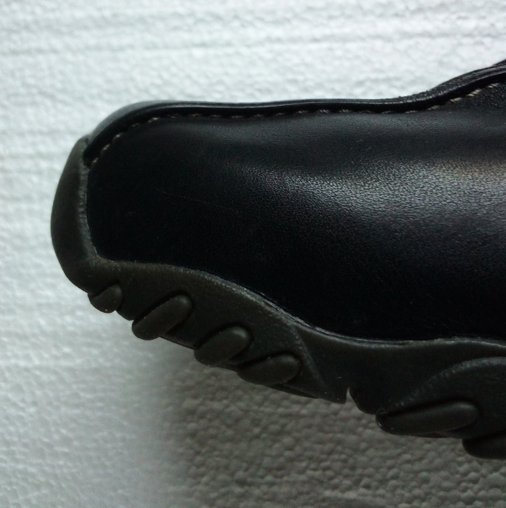 Timberland Leather Driver Lace-up Shoes Sneakers Men's 9M Black - Picture 5 of 16